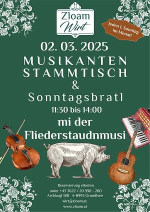 Musikanten-Stammstisch 2.3.