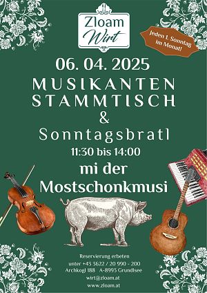 Musikanten-Stammtisch 6.4.